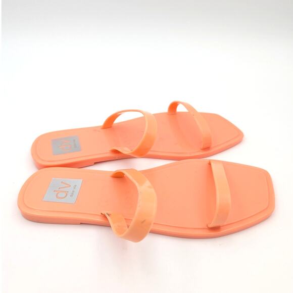 DV by Dolce Vita Sunshine Casual Flat Sandal Women's Melon Size US6 EU37 - Picture 4 of 10